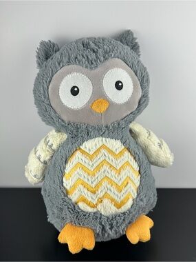 Lambs & Ivy RARE Happi Night Owl 12” Embroidered Eyes Large Plush Stuffed Animal